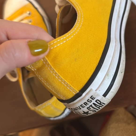Lemon Yellow Converse Sneakers - Picture 8 of 8